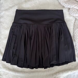 All in Motion black Pleated skirt